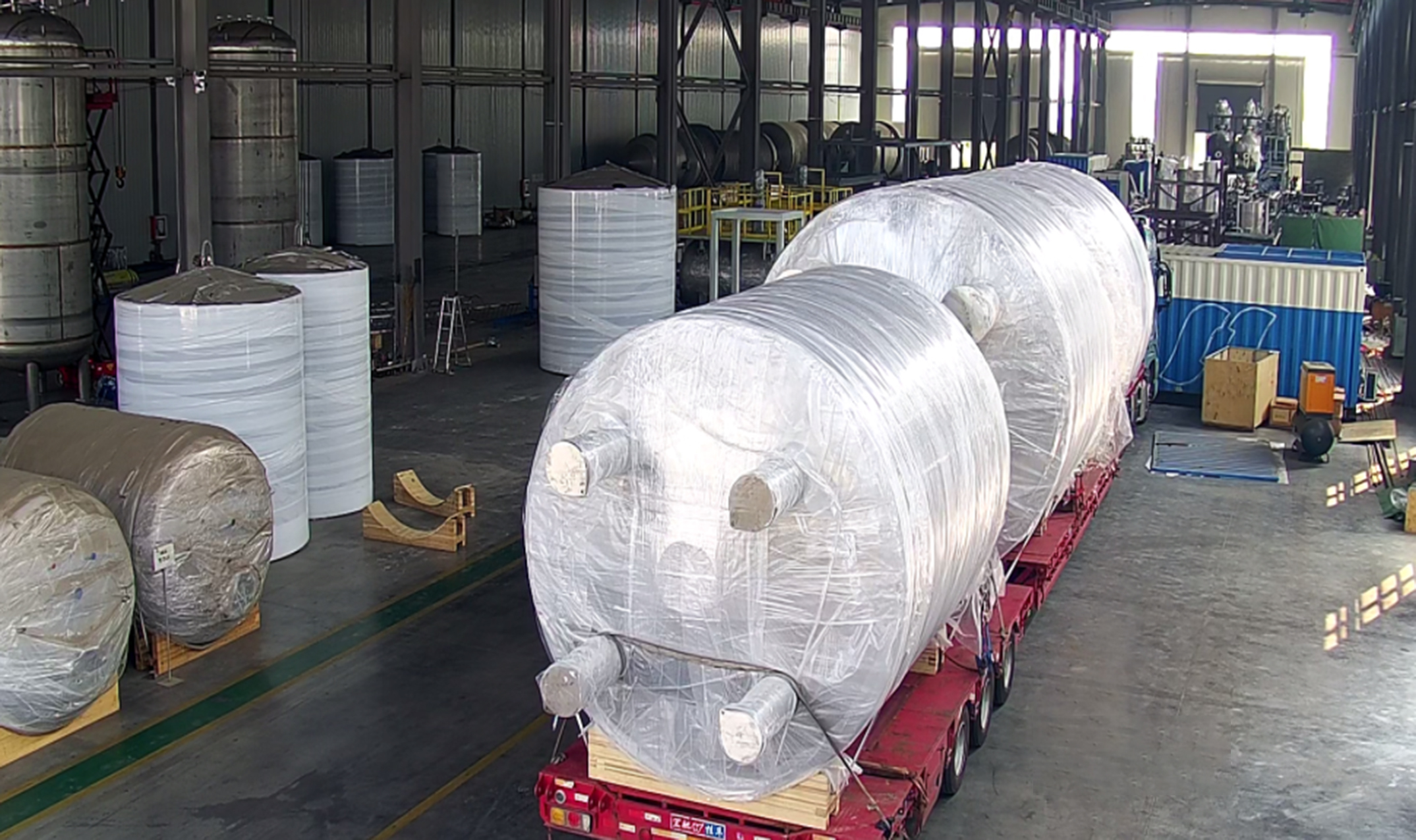 笃舜发往烟台凯贤荣昌项目设备